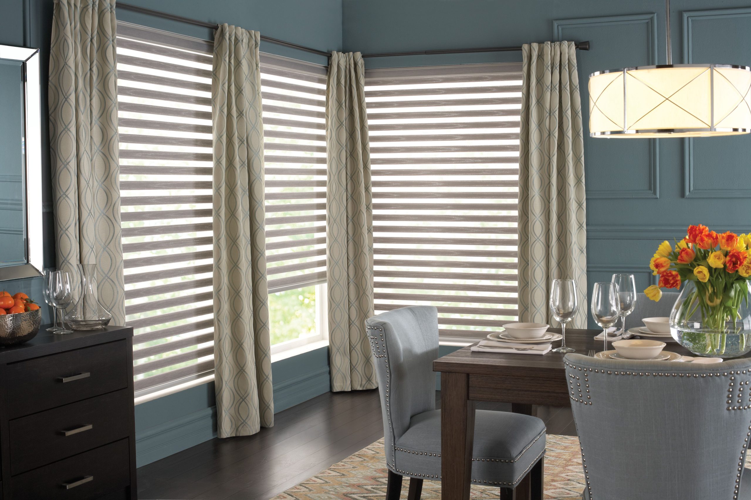 Marine curtain and blinds Luxury